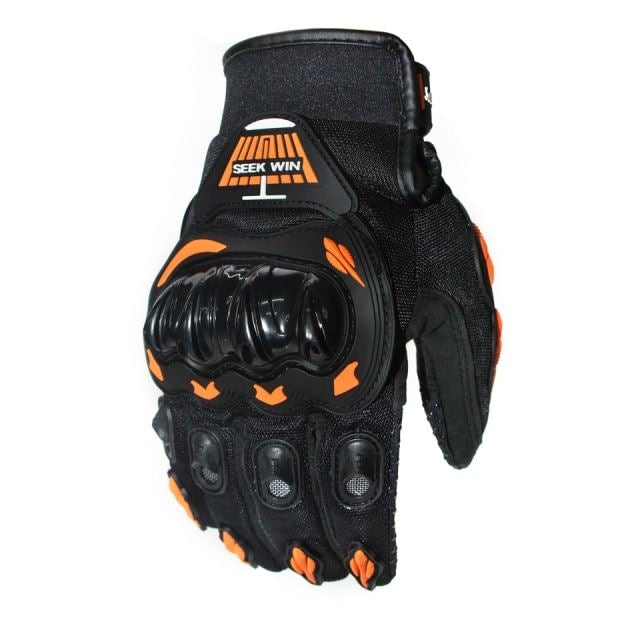 Luva Motociclista Couro Resistente Impermeavel - Hand Shield