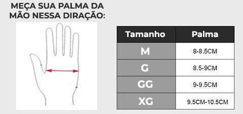 Luva Motociclista Couro Resistente Impermeavel - Hand Shield